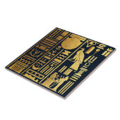 Carreau Héroglyphes égyptiens Gold Foil (Côté)