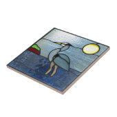 Carreau Héron de bleu de PEI (Côté)