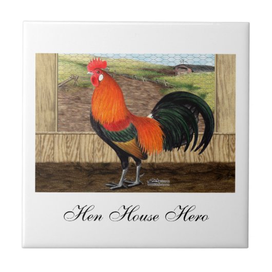 Carreau Héros de Chambre de poule (Devant)