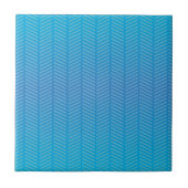 Carreau Herringbone bleu Aquamarine (Devant)