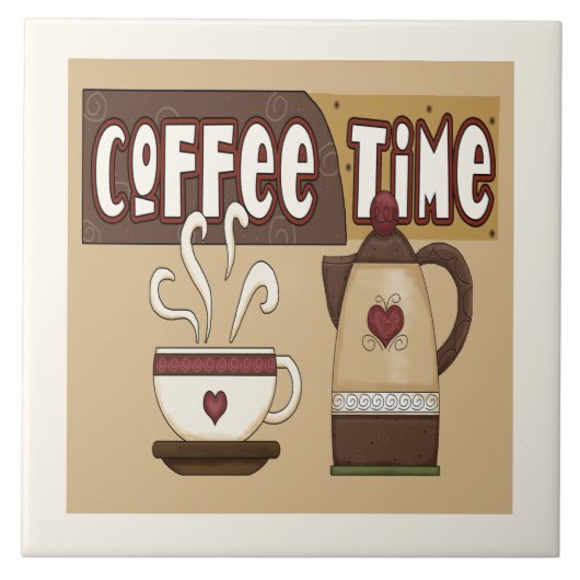 Carreau Heure du café (Devant)