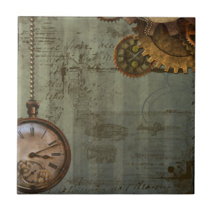 Carreau Heure Steampunk