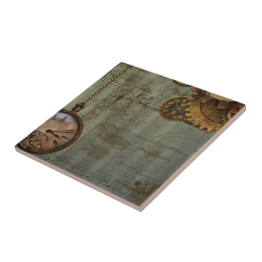 Carreau Heure Steampunk (Côté)