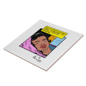 Carreau Heures solitaires Réflexion Saint-Valentin Romance (Côté)