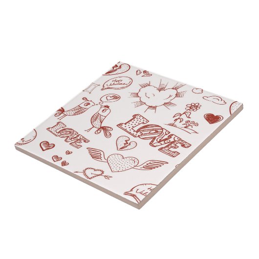 Carreau Heureuse Sainte-Valentin (Côté)