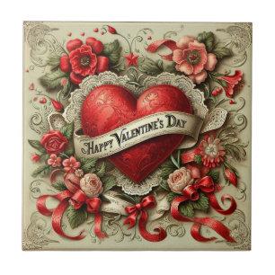 Carreau Heureuse Sainte-Valentin, Amour pour toujours,