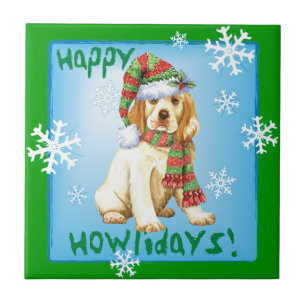 Carreau Heureux Howliday Clumber Spaniel