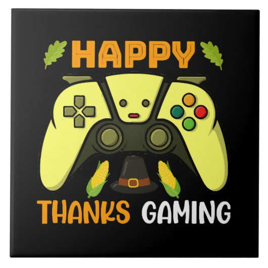 Carreau Heureux Merci Jeux Drôle (Devant)