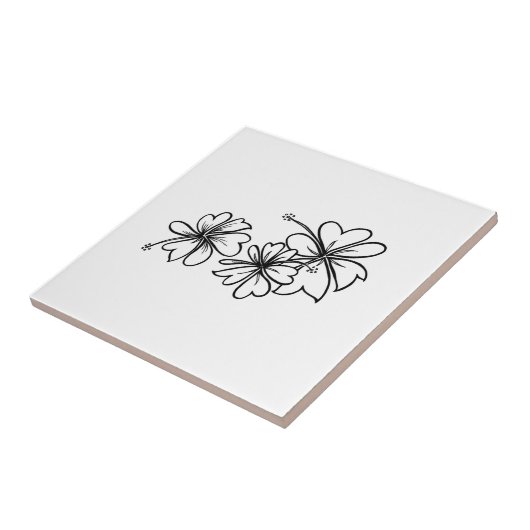 Carreau Hibiscus d'Hawaï (Côté)