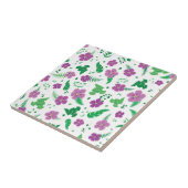 Carreau Hibiscus pourpre (Côté)