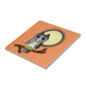 Carreau Hibou d'Halloween (Côté)