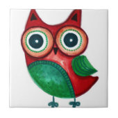 Carreau Hibou fait sur commande rustique (Devant)
