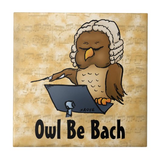 Carreau Hibou sera Bach (Devant)