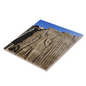 Carreau Hiéroglyphes antiques sur le mur, temple de Karnak (Côté)