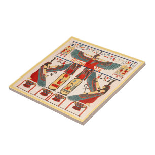 Carreau Hiéroglyphes de Ra égyptien d'Amon de Dieu