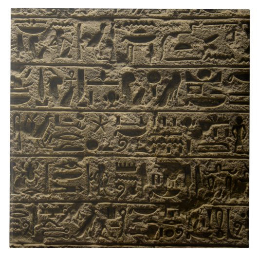 Carreau hiéroglyphes égyptiens (Devant)