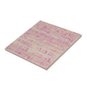 Carreau Hiéroglyphes égyptiens classiques (Côté)