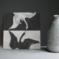 Hilma Af Klint Art Déco Swan Décor Arrière-plan