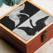 Carreau Hilma Af Klint Art Déco Swan Décor Arrière-plan