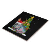Carreau Hippo Fiona Arbre de Noël Hippopotame (Côté)