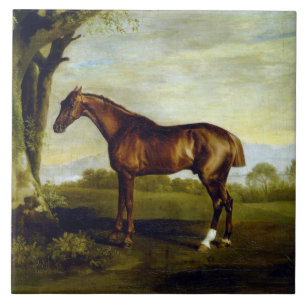 Carreau Hippocampe de châtaignier dans un paysage (George 