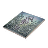 Carreau Hippocampe iridescent métallique ID1223 (Côté)