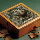 Carreau Hippopotamus Spirit Nom personnalisable