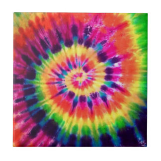 Carreau Hippy Peace Retro 60s Tie Dye