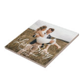 Carreau histoire d'amour, mariage photo anniversaire éléga (Côté)