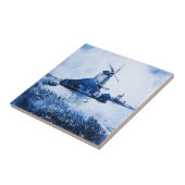 Carreau Historique Hollandais Mill Watercolor Delft Blue T (Côté)