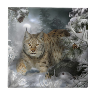 Carreau Hiver Lynx