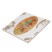 Carreau Hiver par Alphonse Mucha (Côté)