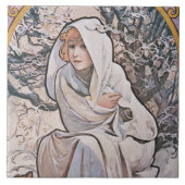 Carreau Hiver (quatre saisons), Mucha (Devant)