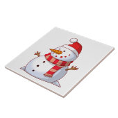 CARREAU HIVER SNOWMAN (Côté)