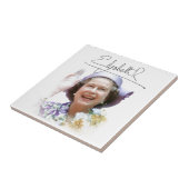 Carreau HM Queen Elizabeth II (Côté)
