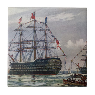 Carreau HMS Queen Battleship 1839