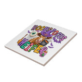 Carreau Hocus Pocus Heifer Halloween Cow (Côté)