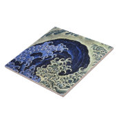 Carreau Hokusai Feminine Wave japonais Vintage Art (Côté)