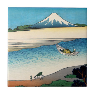 Carreau Hokusai - rivière Tama dans la province de Musashi