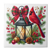 Carreau Holiday Cardinal Ceramic Tile (Devant)