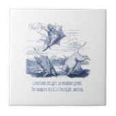 Carreau Hollandais Delft Wilhelm Busch Décor Joué Inspiré (Devant)