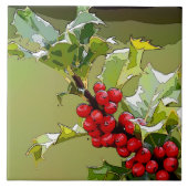 Carreau Holly Berries 005 (Devant)