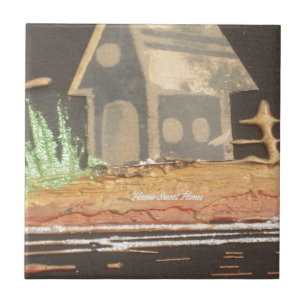 Carreau Home Sweet Home Art Imprimer