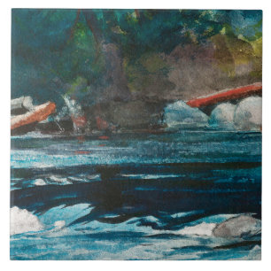 Carreau Homer - Les Rapids, Hudson River, Adirondacks