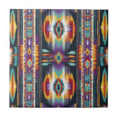 Carreau Hommage Abstrait des Amérindiens S4 (Devant)