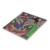 Carreau Homme tropical à Hammock (Côté)