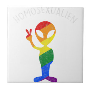 Carreau Homosexualien Gay Homosexuel Alien Gay