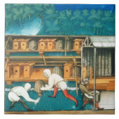 CARREAU HONEY BEE / BEEKEEPER BEEKEEPING MONOGRAM (Devant)