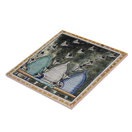 CARREAU HONEY BEEES, BEE HIVE MÉDIÉVAL BEEKEEPER (Côté)