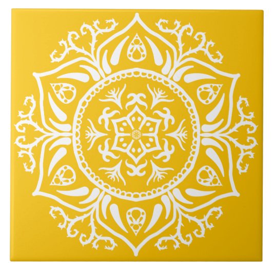 Carreau Honey Mandala (Devant)